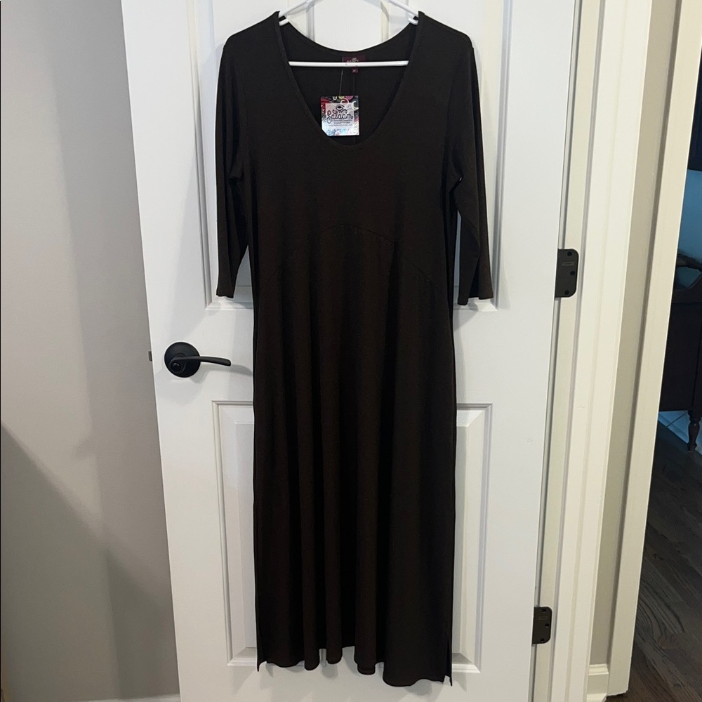 Salaam Brown Flowy Dress